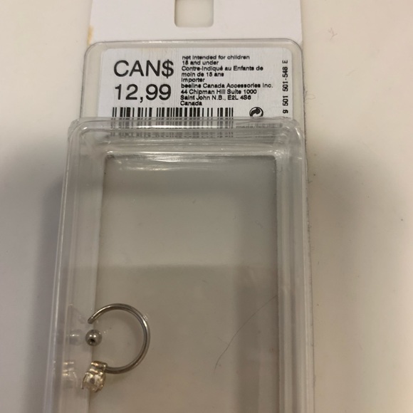 Both together bundle . An earring sterling silver/ sparkly ring - Picture 4 of 8